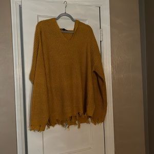2XL Yellow sweater hoodie